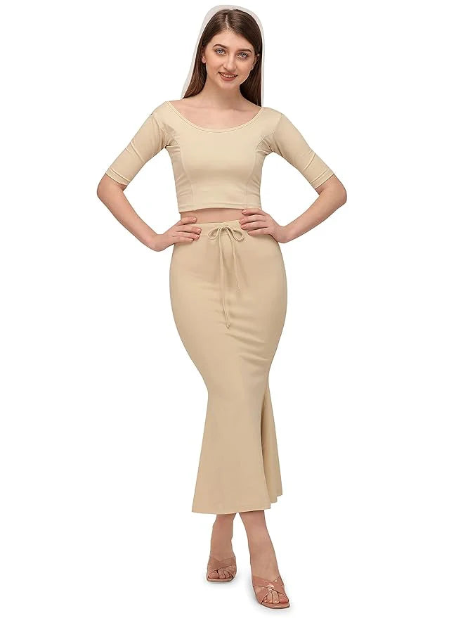 JEMSKY™ Saree Shapewear for a Slim Look & All-Day Comfort - Beige
